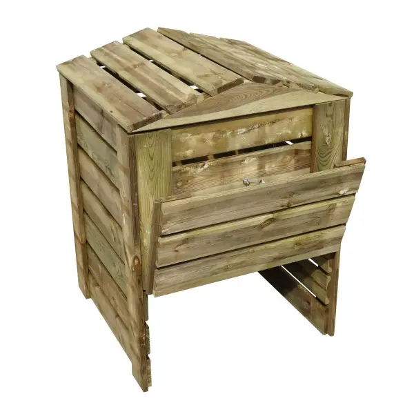 Carré potager - Cerland - Composteur en bois traité - 210 L - image